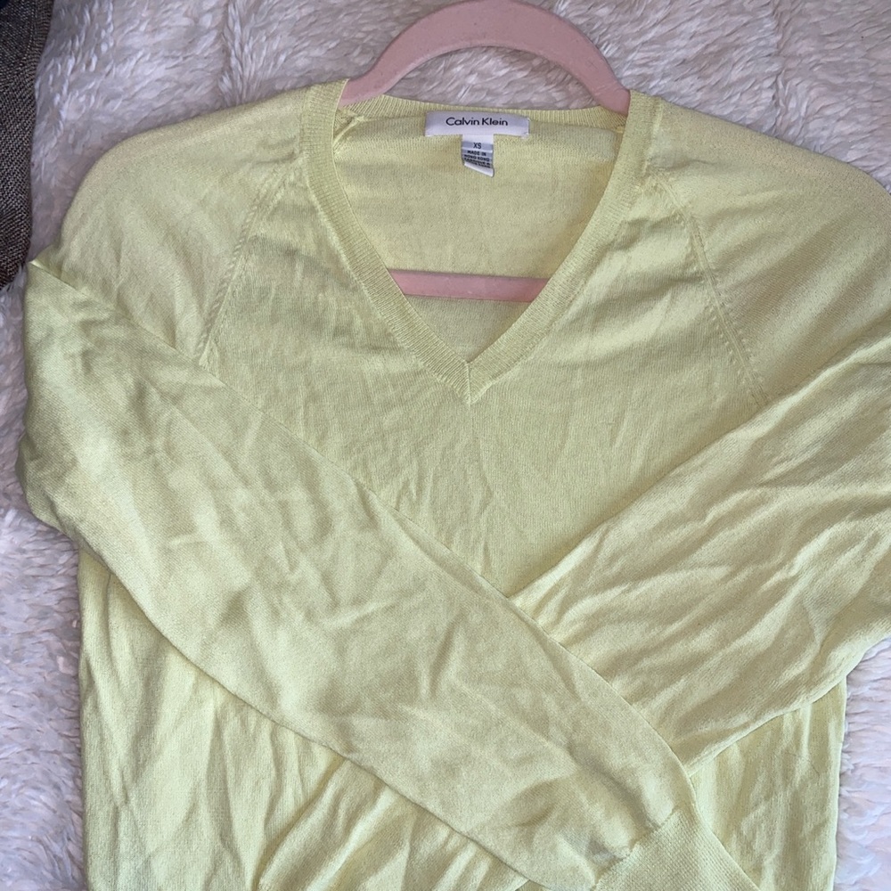 Yellow blouse Calvin Klein